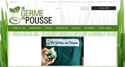 Desktop Screenshot of degermeenpousse.com